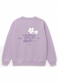 Erwachsenen Sweatshirt Growing Side By Side