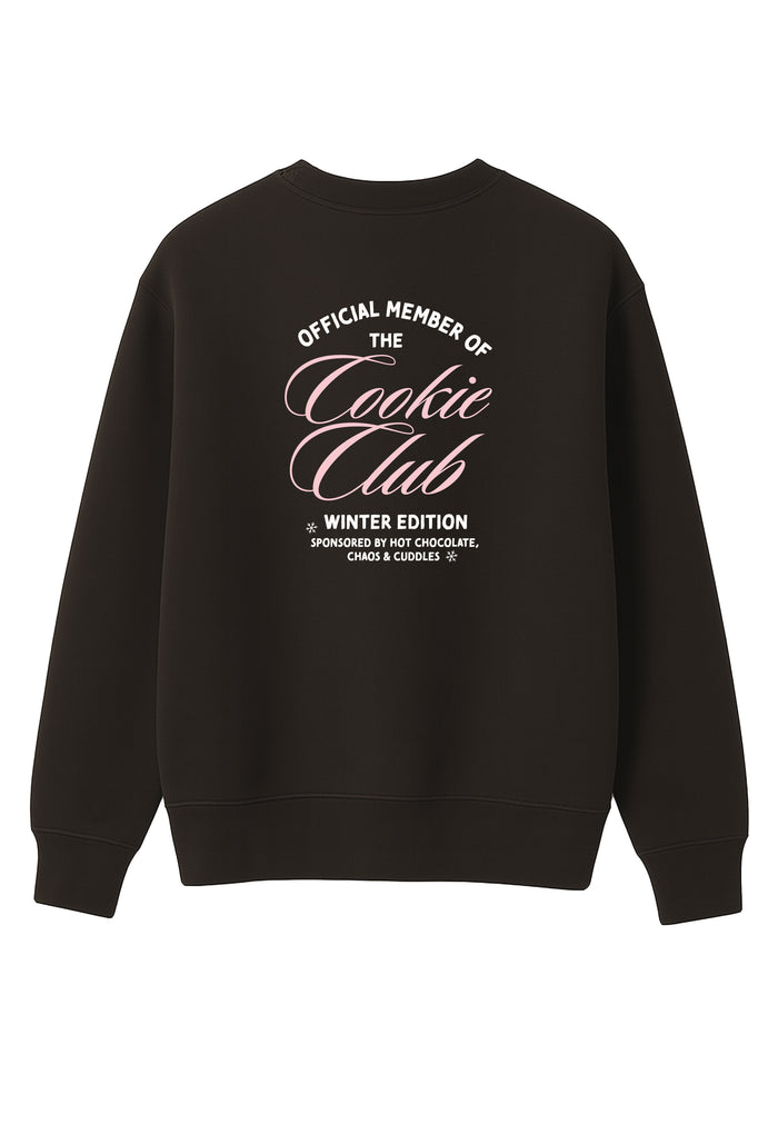 Erwachsenen Sweatshirt braun Cookie Club