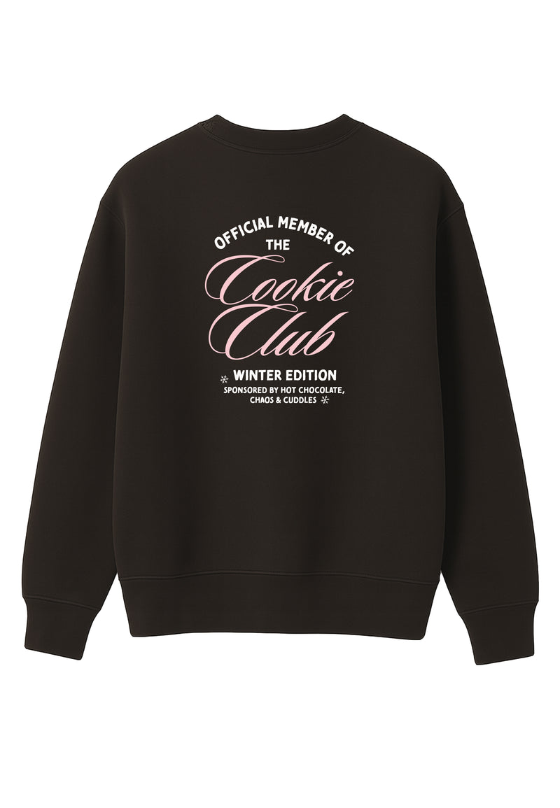 Erwachsenen Sweatshirt braun Cookie Club