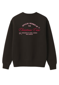 Erwachsenen Sweatshirt braun Christmas Crew