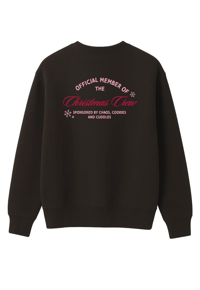 Erwachsenen Sweatshirt braun Christmas Crew