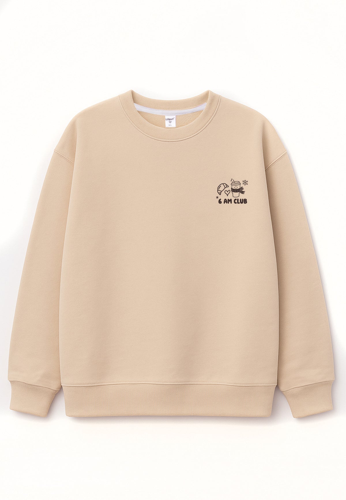 Erwachsenen Sweatshirt beige Cold Days