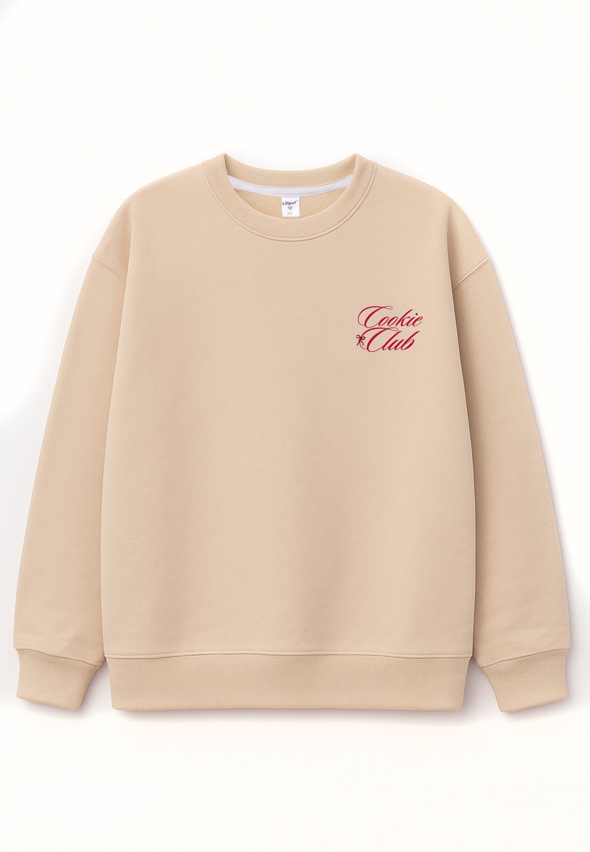 Erwachsenen Sweatshirt beige Cookie Club