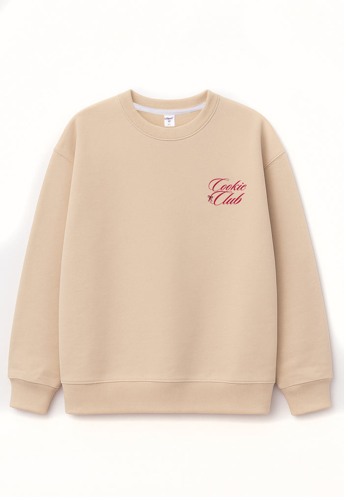 Erwachsenen Sweatshirt beige Cookie Club