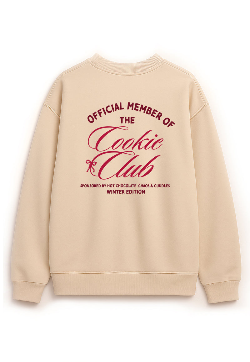 Erwachsenen Sweatshirt beige Cookie Club