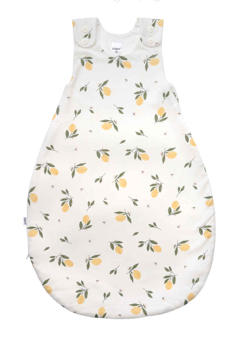 Sommerschlafsack mit verstellbaren Schulterträgern und niedlichem Zitronen Print.