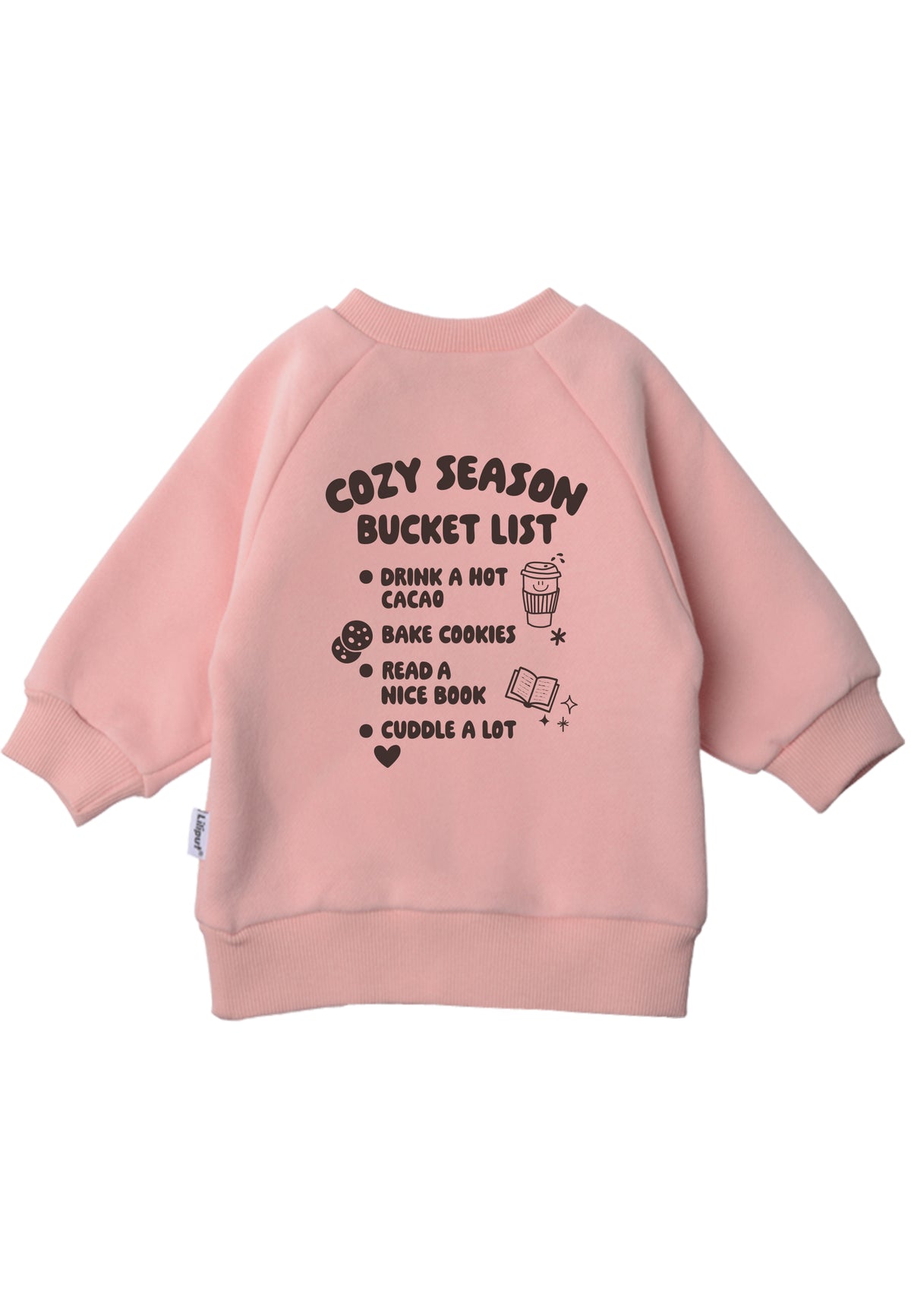 Cozy Season Bucket List Sweatshirt rosa Mini Me