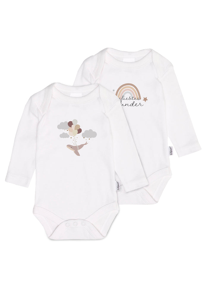 Doppelpack Amineckbodys mit geliebtes Wunder Print.