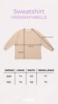 Erwachsenen Sweatshirt Motherhood blau