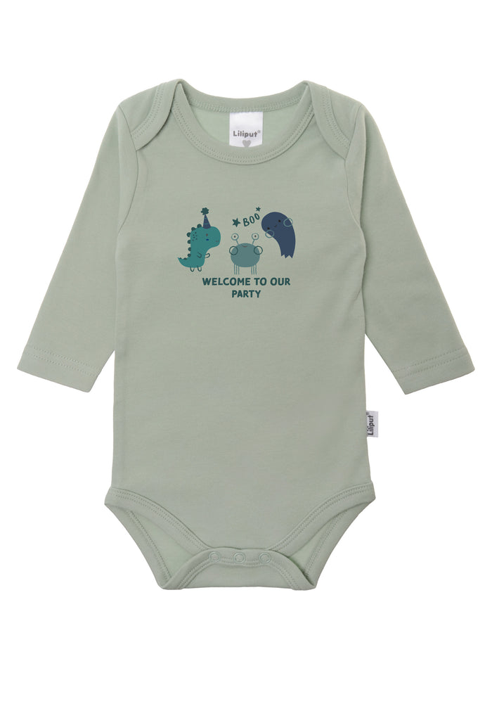Amineckbody in schilf mit frechem Halloween Print.
