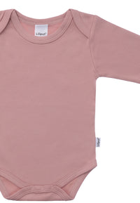 Detailfoto Langarmbody rosenholz mit patch oh happy day 