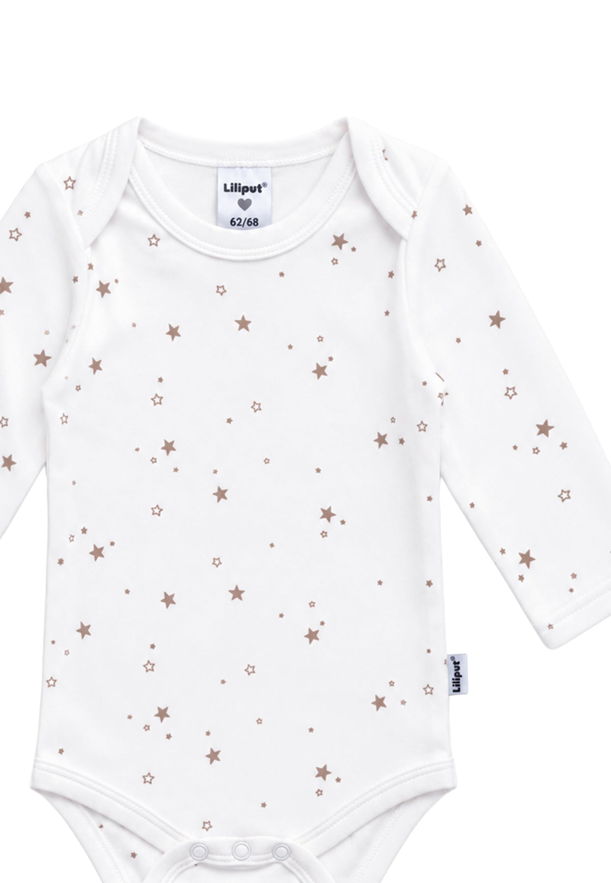 3-teiliges Babyset mit Sternenprint in Weiß