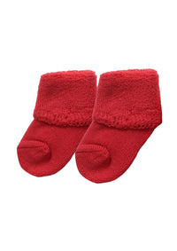 3-teiliges Babyset mit Herzchenprint in Weiß & Rot