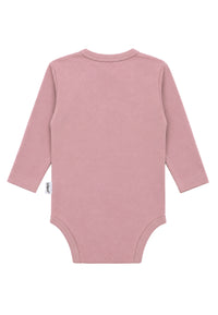 Shirtbody Langarm in Rosenholz