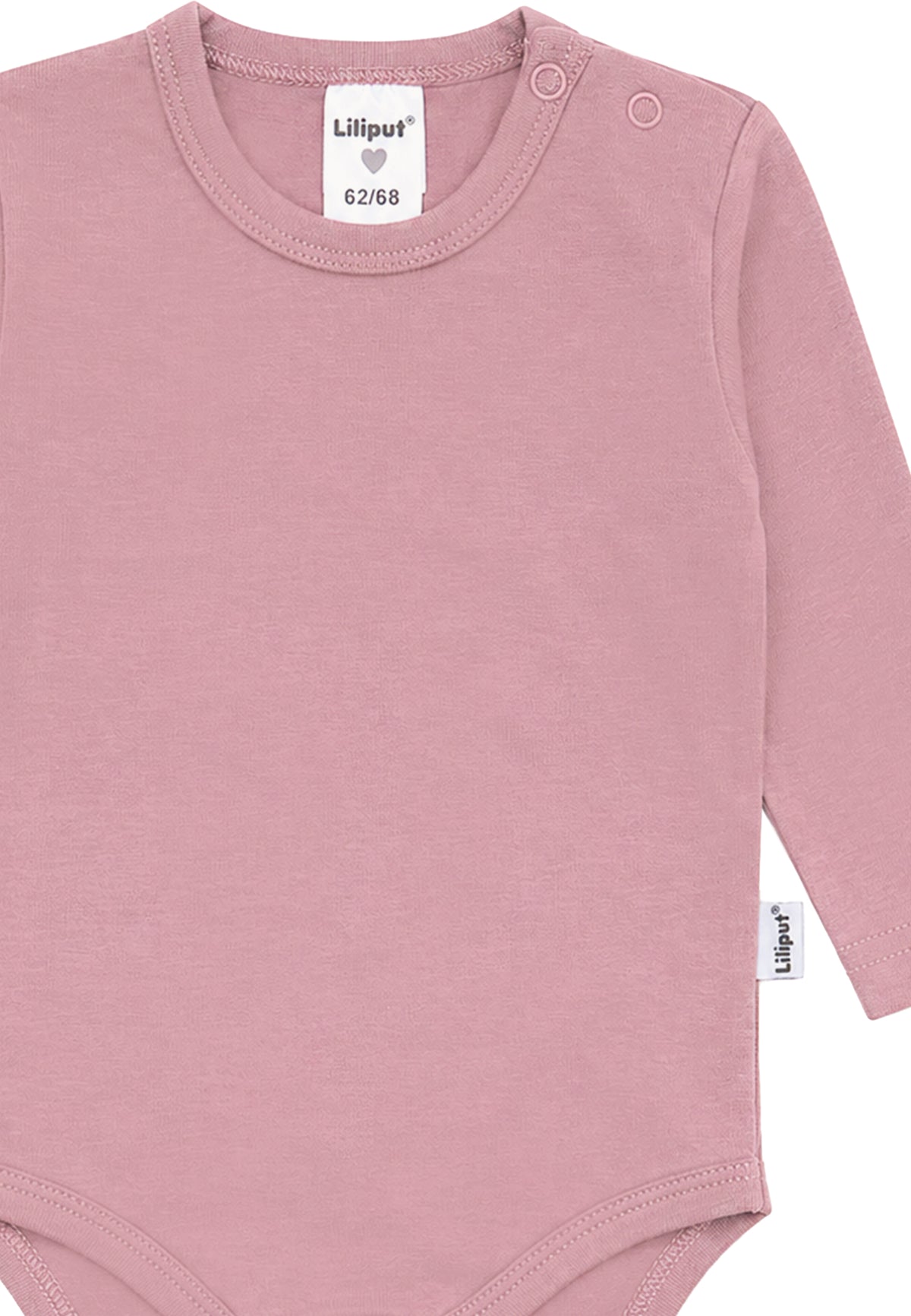 Shirtbody Langarm in Rosenholz