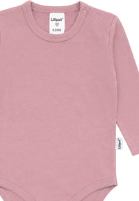 Shirtbody Langarm in Rosenholz