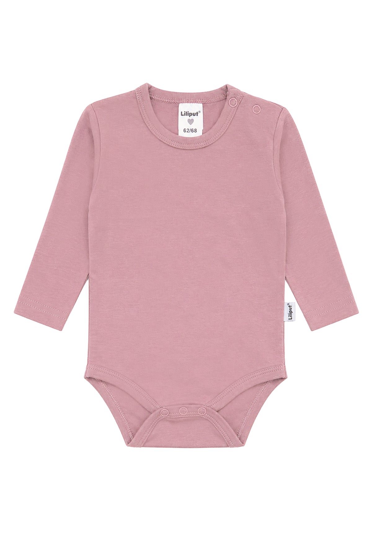 Shirtbody Langarm in Rosenholz