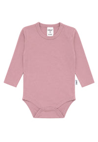 Shirtbody Langarm in Rosenholz