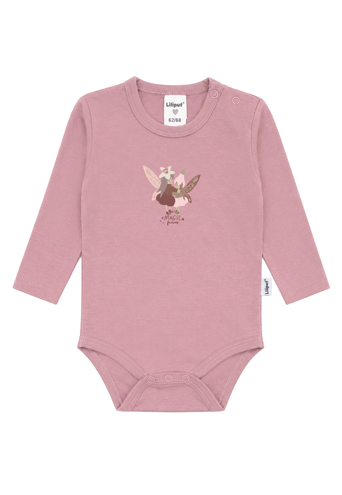 Liliput Shirtbody Langarm "Magic Fairy" Rosenholz