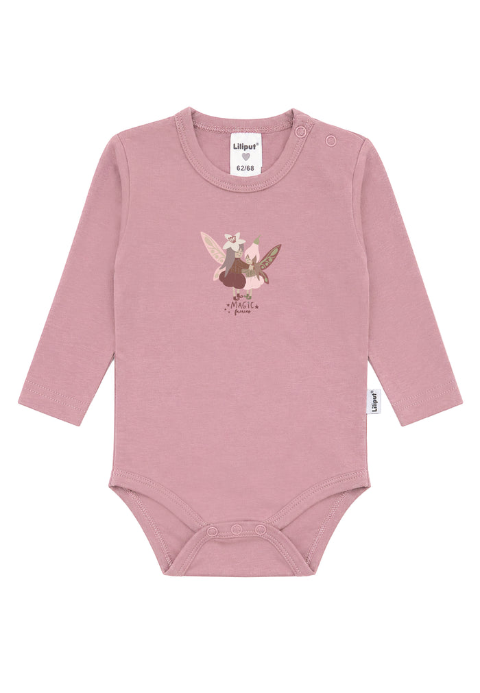 Liliput Shirtbody Langarm "Magic Fairy" Rosenholz