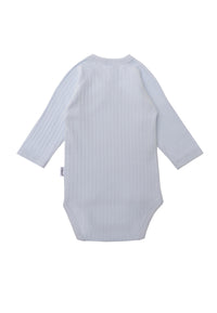 vorderseite Raglan-Wickelbodys in  hellblau