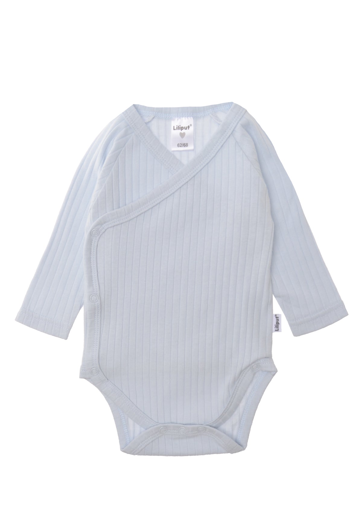 vorderseite Raglan-Wickelbodys in  hellblau