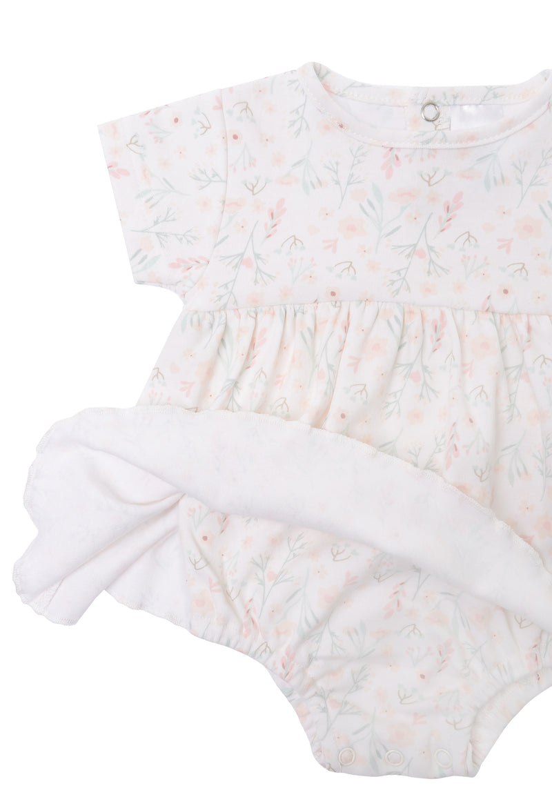 Detailansicht Body-Kleidchen in AOP Blumen