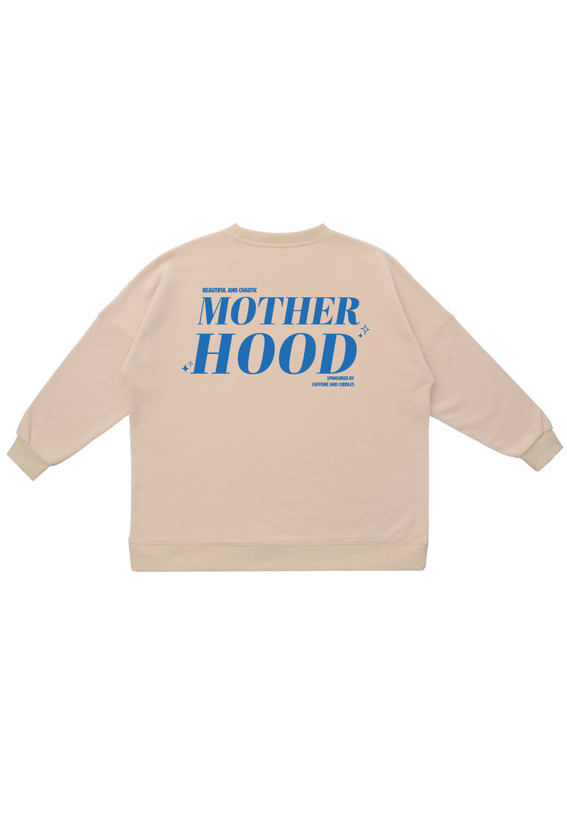 Erwachsenen Sweatshirt Motherhood blau