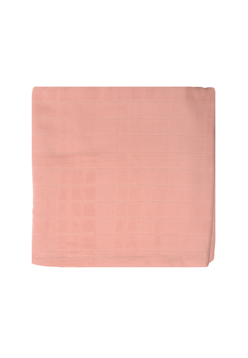 2er-Pack Premium-Musselintücher in apricot und grau "6 am Club" Print