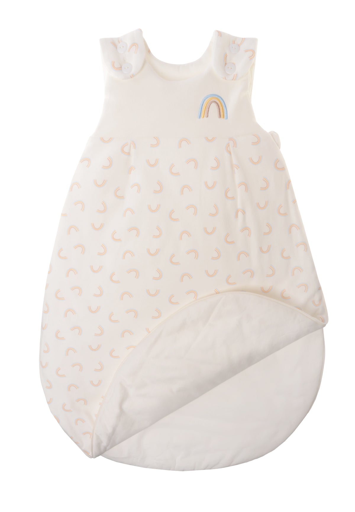 Schlafsack mit Regenbogen