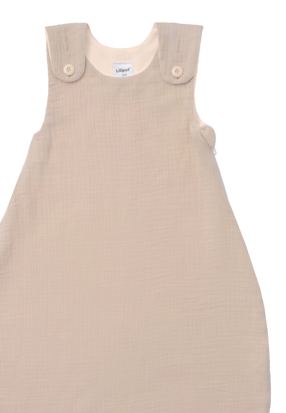 Detailansicht des Babyschlafsacks für den Sommer.