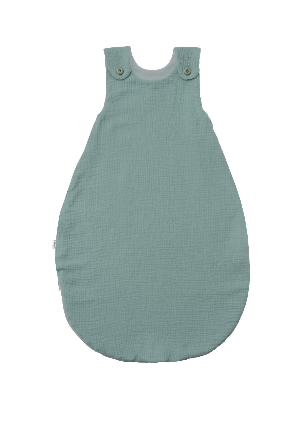 Musselin Schlafsack in dunkelgrün