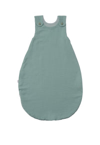 Musselin Schlafsack in dunkelgrün