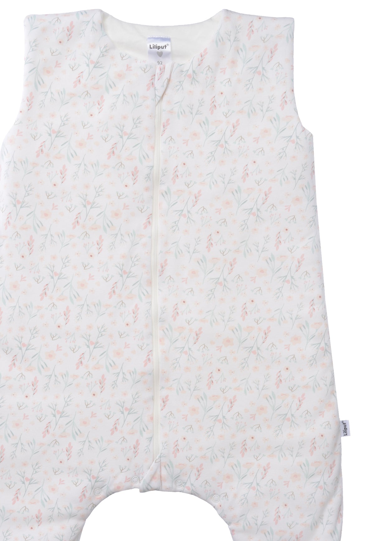 Schlafsack mit Füßen mit Blümchen Design