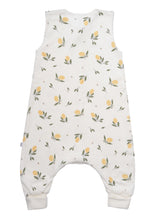 Rückseite des Sommerschlafsacks mit Fuß.