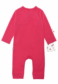 2-teiliges Set in himbeer