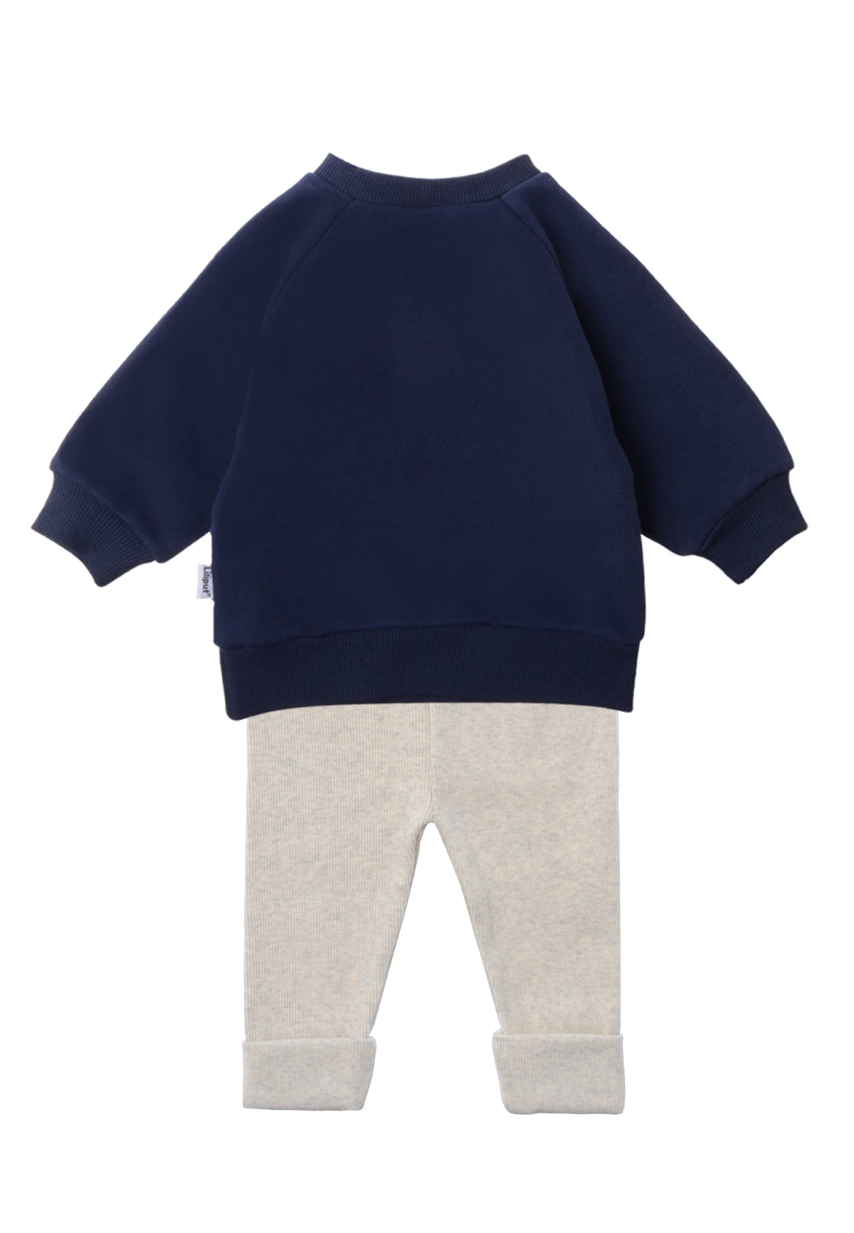 Rückseite der Sweatshirt-Leggings Kombi.