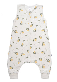 Sommer Schlafsack mit Füßen Zitronen Print