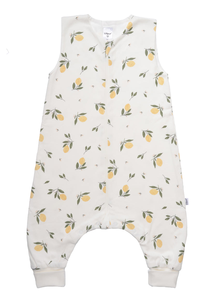 Sommer Schlafsack mit Füßen Zitronen Print