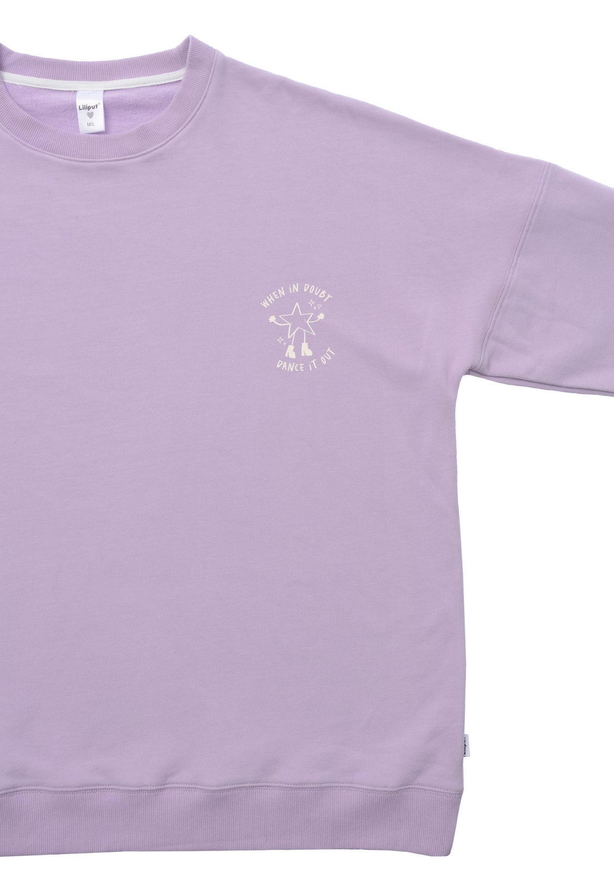 Erwachsenen Sweatshirt No Sleep Club flieder