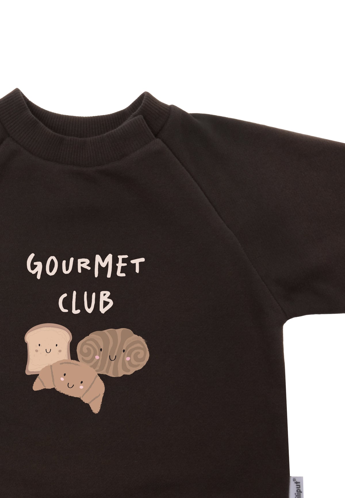 Detailansicht des Sweatshirts.