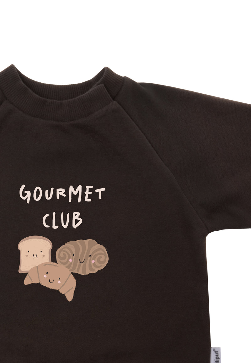 Detailansicht des Sweatshirts.