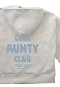 Erwachsenen Hoodie Cool Aunty Club hellblau