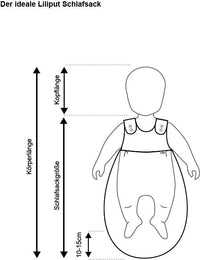 Schlafsack mit Herzen