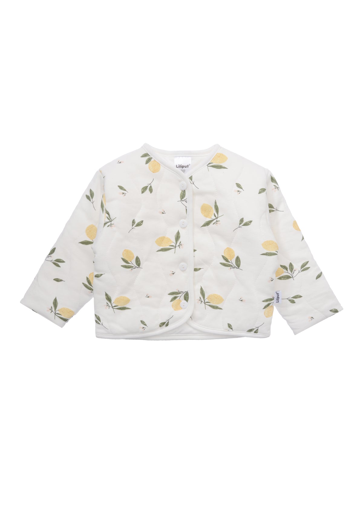 3-teiliges Kinderset Little Lemon – Jacke, Shirt & Leggings mit Zitronenprint