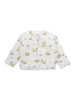 3-teiliges Kinderset Little Lemon – Jacke, Shirt & Leggings mit Zitronenprint