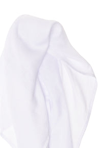 2er Pack Musselintücher in weiß und weiß mit Herzchen-Print