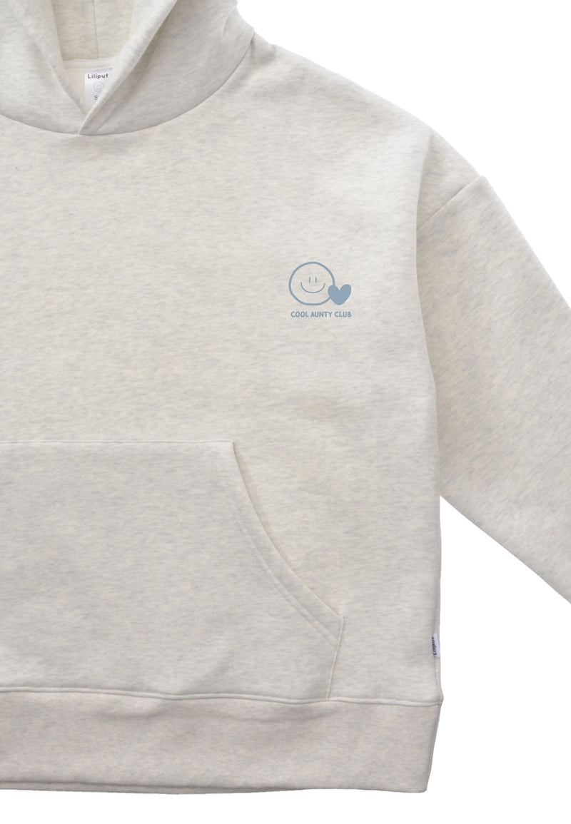 Erwachsenen Hoodie Cool Aunty Club hellblau
