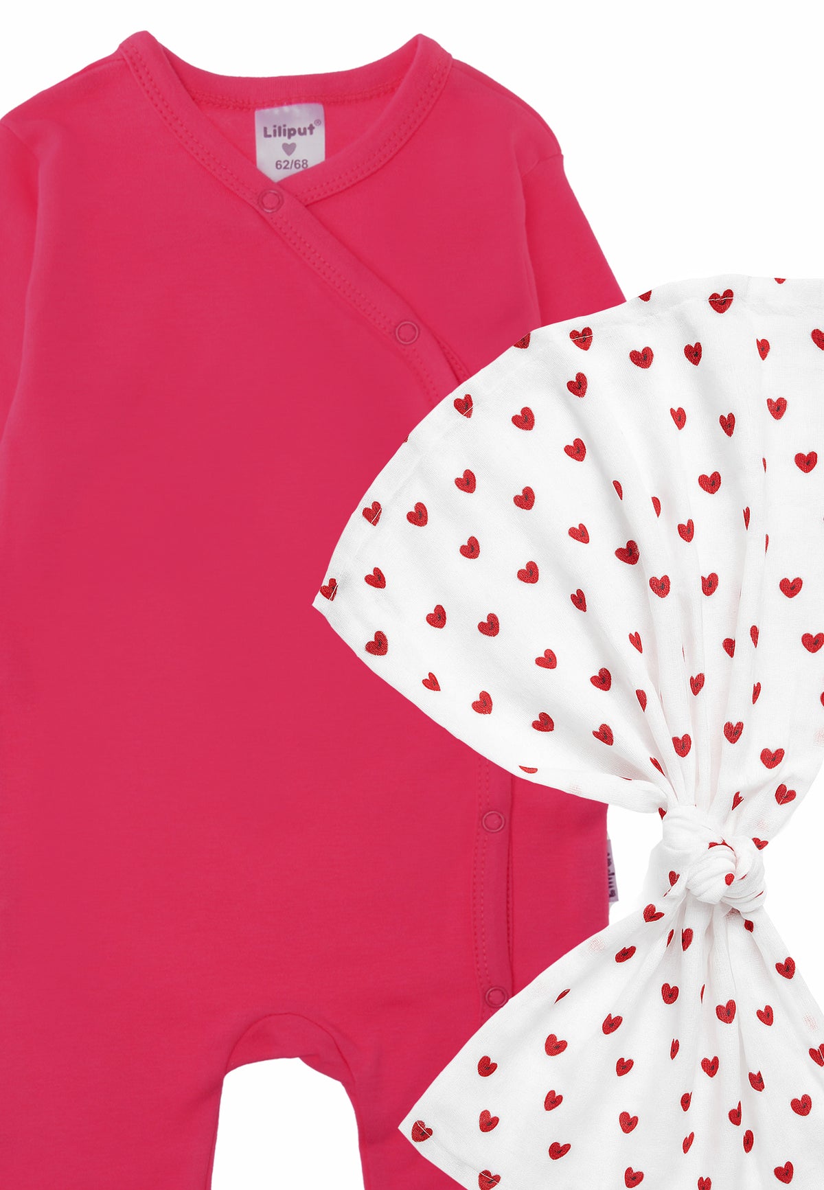 2-teiliges Set in himbeer