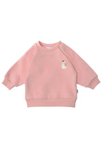 Set mit Sweatshirt in rosa und Leggings "Schneemann"